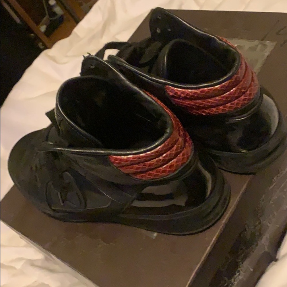 Gucci sneakers two for one high top burgundy - Picture 6 of 8